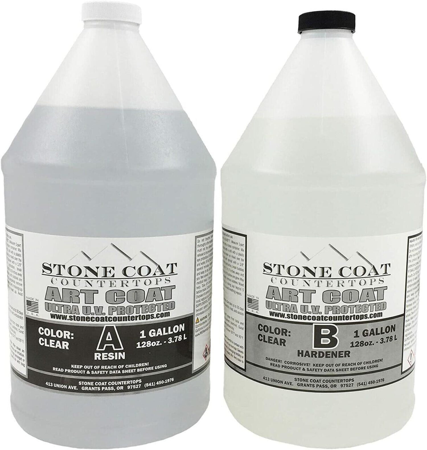 Buy Art Coat 2 Gallon Epoxy Kit (Stone Coat Countertops) Colorable DIY