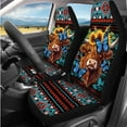 thumbnail image 2 of KUIFORTI Highland Cow Sunflower Seats Covers for Car 14 Pack with Car Steering Wheel Accessories Auto Center Console Armrest Pad Seat Belt Pads Nonslip Fit for Cars SUV Sedan, 2 of 7