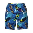 thumbnail image 4 of Lsque Mens Swim Trunks Hawaiian Style Pattern - Bathing Suit Compression Liner - Beach Swim Shorts Swimwear - (S-3XL) - Stretch Quick Dry -, 4 of 9