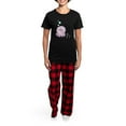 thumbnail image 4 of CafePress - Cute Pink Octopus Pajamas - Women's Short Sleeve Print T-Shirt and Pants Dark Cotton Pajama Set, 4 of 7