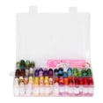 thumbnail image 1 of Juego completo de hilo y aguja para amantes de las manualidades, kit de costura y bordado casero de 100 colores, 1 of 8