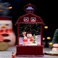 thumbnail image 6 of Harlier Musical Snow Globe Lantern with Timer, Lighted USB/Battery Operated Swirling Singing Water Glittering Lantern, Snow Globes Lantern for Adults and Kids Christmas Decoration, 6 of 6
