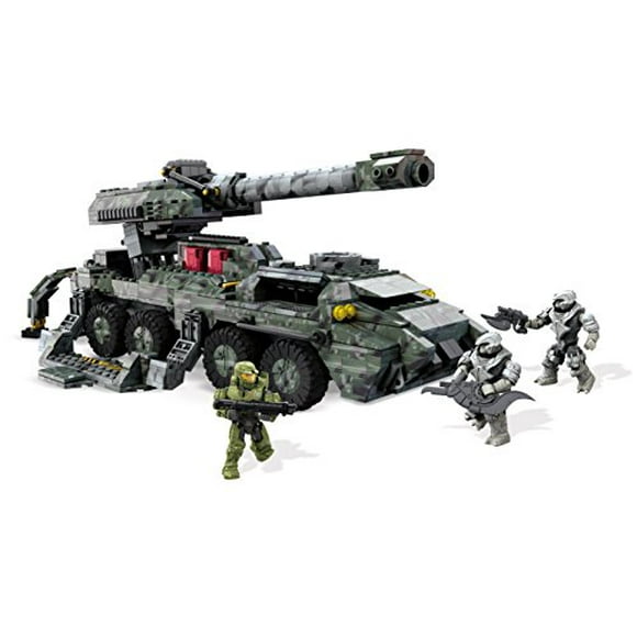 Mega Bloks DPJ94 Toy - Halo Wars 2 - UNSC Kodiak Siege Cannon 868 Piece Figure Playset