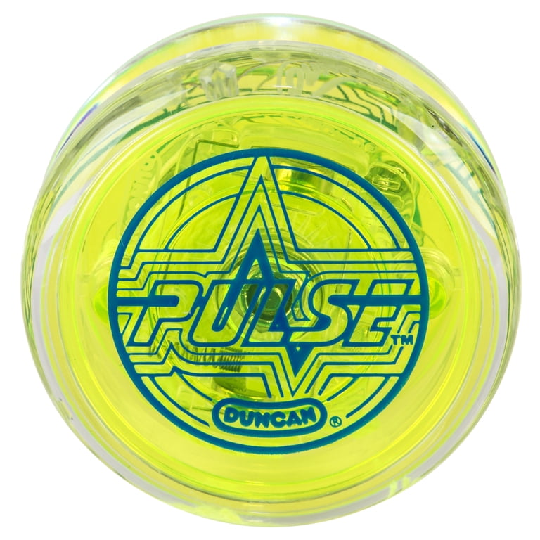 Duncan Toys Pulse LED Yo-Yo for Kids & Adults, Clear/Green