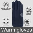 thumbnail image 3 of Gants de Course à Écran Tactile Gants d'Hiver Doublure pour Course Cyclisme Travail Randonnée Conduite, 3 of 5