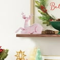 thumbnail image 6 of Christmas Reindeer under $5! Cagogo Christmas Reinforced Resin Deer Figurine, Festive Holiday Decor for Furniture Mantel, Christmas Crafts and Ornaments Set, Decorative Reindeer Statue for Home, 6 of 6