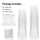 thumbnail image 3 of EASERCY Paquete de 100 vasos de postre de plástico de 5 oz con tapas, parfait de yogur/vaso de aperitivo con tapas para fiesta, mini vasos de postre con cucharas, vasos de postre para pudín, frutas y, 3 of 5