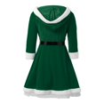 thumbnail image 5 of Lingerie for Women Santa For Festive Holiday Dress With Elegant Lace Trim And Adjustable Straps For Party Performance Green S, 5 of 8