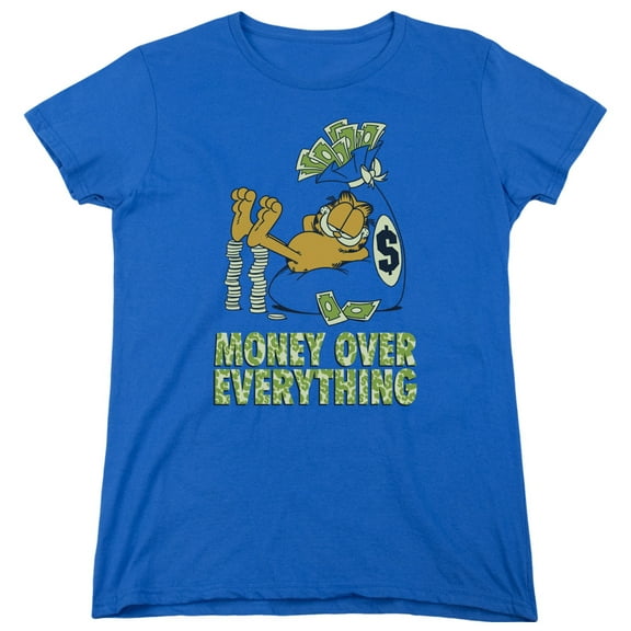 Garfield - Money Is Everything - Women's Short Sleeve Shirt - Small