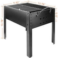 thumbnail image 2 of Tabletop BBQ Grill Foldable Outdoor Portable Charcoal Barbecue Grill,Black, 2 of 10