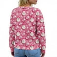 thumbnail image 5 of Women's Cute Fun Christmas Sweater Long Sleeve Knitted Sweater for Fall and Winter, Festive Holiday Wear, Perfect as Christmas Sweaters for Women and Christmas Gifts,Pink,Size M, 5 of 7