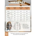 thumbnail image 6 of SMZ Women's Flannel Plaid Shacket - Long Sleeve Button-Down Jacket with Side Pockets, 6 of 6