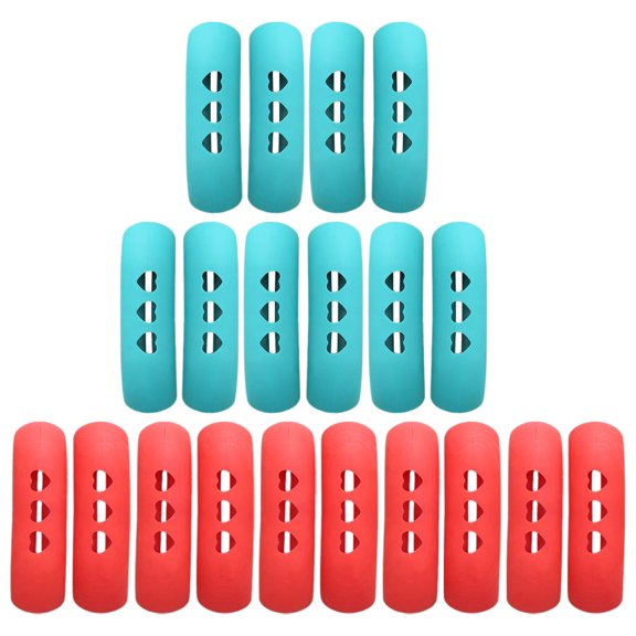 ETEREAUTY 20Pcs Anti Scalding Rubber Pan Handle Covers Assorted Colors for Cookware