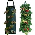Kingtowag Hujinkan Hanging Planter Grow Bag Breathable Canvas Strawberry Planter Bags Strawberry