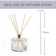 thumbnail image 4 of HOSSIAN 50PCS Reed Diffuser Stikcs-7.5" Natural Diffuser Sticks Essential Oil Aroma Diffuser Sticks Refill Replacement for Aroma Fragrance(Primary Color), 4 of 8