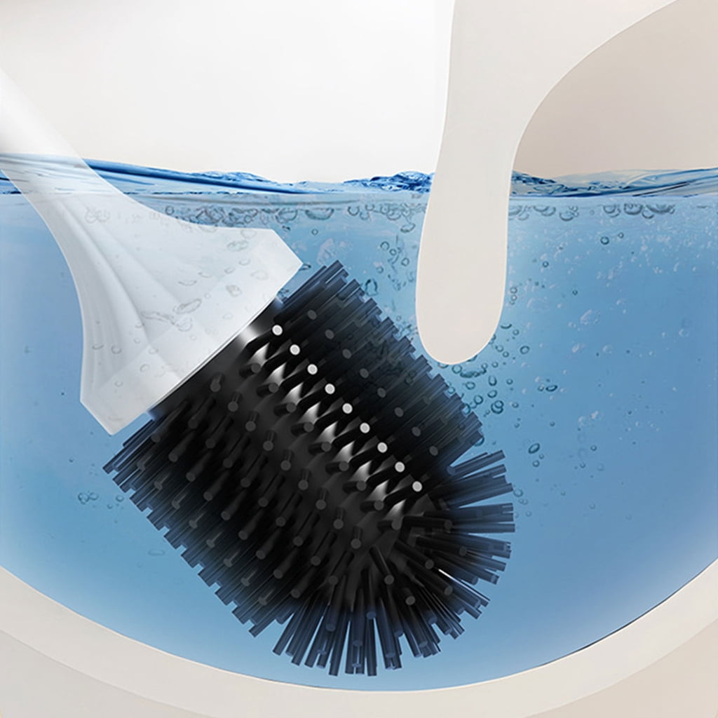 Electric Powered Toilet Brush Automated Toilet Bowl Cleaners Cleaning In Office Restroom