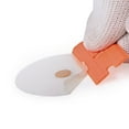 thumbnail image 3 of Plastic Razor Blades 100 PCS Double Edged Plastic Blade for Safety Glass Scraper and Plastic Razor Scraper Tool for Remove Decals Stickers Adhesive Label Glue and Glass Clean-Orange, 3 of 5