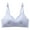 Light Blue, variant on Women Solid Maternity Open Button Breastfeeding Bra Pulls Up Sag Feeding Comfort Thin Bra