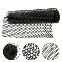 VERDANVERSE Garden Fencing 1 Roll 117.90X15.72X0.08in Black Plastic Hexagonal Chicken Wire