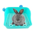 thumbnail image 5 of Wweixi Rabbit Toilet Box Tray Small Pet Trainer Pig Potty  Poop Tray Guinea Green, 5 of 5