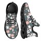 thumbnail image 1 of Zapatillas deportivas dentales ligeras con cordones y plataforma, con estampado dental médico, para correr al aire libre para mujer., 1 of 6