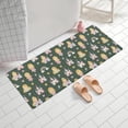 thumbnail image 2 of Dark Green Princess Castle Pattern Bathroom Rugs Mat,Non Slip Microfiber Bathroom Rug,Rubber Backing,Soft Bathroom Mats for Bathroom Floor,Tub and Shower,60x24in(150x60cm), 2 of 4