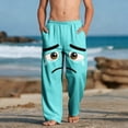 thumbnail image 2 of SDNall Kids Pants For Girls, Printed Casual Beach Pants With Pockets, Four Season Soft Polyester, 2 of 9
