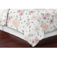 thumbnail image 2 of Sweet Jojo Designs Watercolor Floral Pink Grey and White Full/Queen Bed Comforter 3 Piece Bedding Set - 3 Piece, 2 of 6