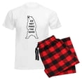 thumbnail image 6 of CafePress - Do Not Poke The Bear Men's Light Pajamas - Men's Light Loose Fit Cotton Pajama Set, 6 of 7