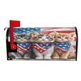 thumbnail image 3 of Ryvnso Mailbox Cover Magnetic Cat American Flag Mailbox Wrap Large Size 25.5x21 Inch, 3 of 8