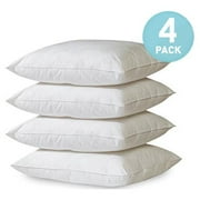 4-Pack Hypoallergenic Down-Alternative, Bed Pillow (Standard)
