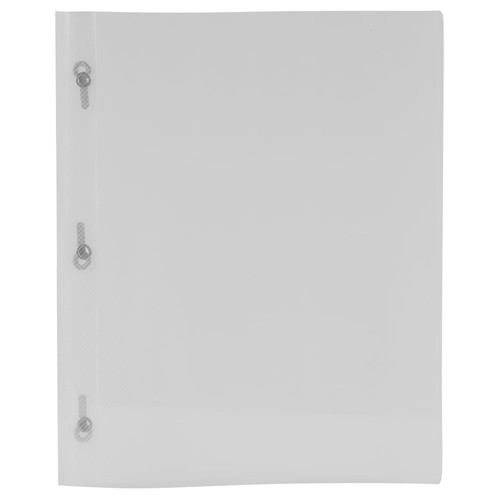 JAM Plastic Report Covers with Clips, Clear, Letter Size (9.5 x 11.5 Inches), 3 Per Pack