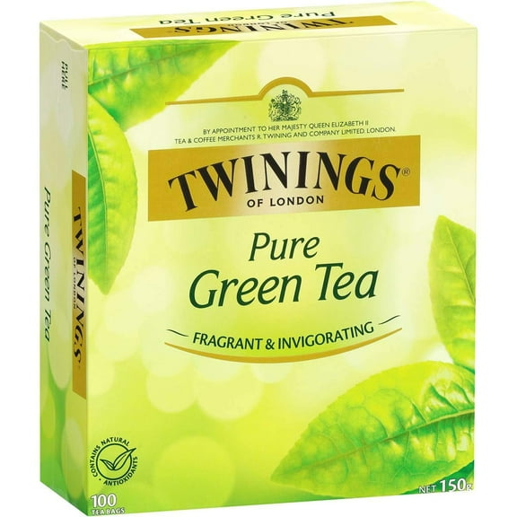 Twinings Tea  All Natural, Pure Green Tea Bags 100 Count