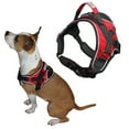 thumbnail image 4 of Durable Heavy Duty Padded No-Pull Dog Harness Handle Reflective Red Sz Large (chest 22" - 30"), 4 of 6