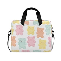 FORMRS 16" Laptop Sleeve Bag Carrying Case with Handle Travel Shoulder Briefcase, Cute Gummy Bears Pattern