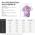 thumbnail image 5 of Gukieu Dragon Fruit Print Men's Short-sleeved Shirts, Button-down Pocket Shirts, T-shirts, Beach Vacation Travel Summer Clothing-Small, 5 of 5