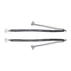thumbnail image 2 of 1 par de correas de hombro para sujetador, soporte para correas de ropa interior para mujer, cadena extraíble, reemplaza la correa antideslizante para Longitud del gancho de 18 cm. Salvador  Tirantes del sujetador, 2 of 10