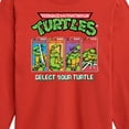 thumbnail image 3 of Teenage Muntant Ninja Turtles - Select Your Turtle Video Game - Toddler And Youth Long Sleeve Graphic T-Shirt, 3 of 5