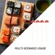 thumbnail image 2 of Bamboo Egg Cake Sticks Fruit Picks for Decoration 100Pcs Party Set, 2 of 4