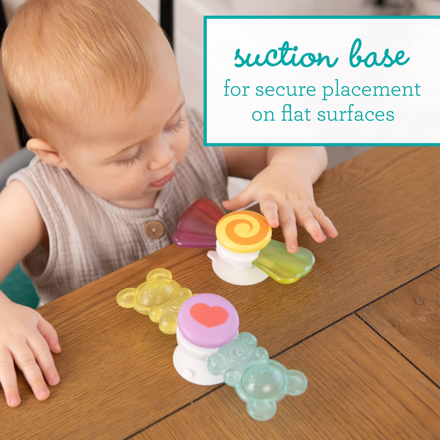 Infantino Sweet Treat Spinners Baby Teether with Suction Base photo 4