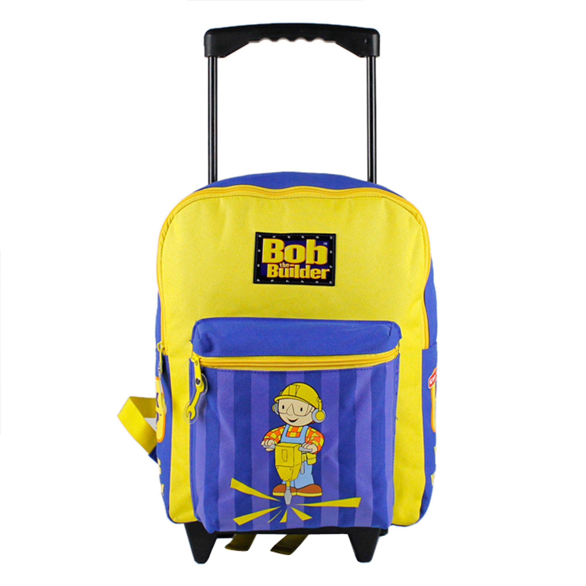 16" Large Nick Jr Bob the Builder Roller Backpack Wheeled Boys School