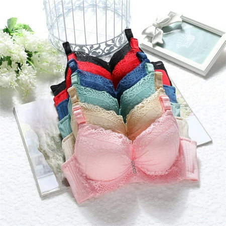 Teen Girl Bra Upper Thin Lower Thick Push Up Lace Bra With 4 Teen Girl Bra Upper Thin Lower Thick Push Up Lace Bra With 4