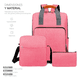 thumbnail image 2 of Mochilas Backpack Impermeable 3pzs Rosa Malubero Malu1331, 2 of 3