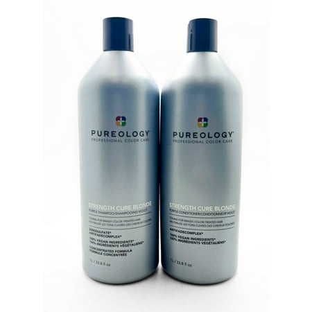 Pureology Strength Cure Best Blonde Purple Shampoo & Conditioner 33.8 oz Duo