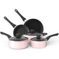 thumbnail image 1 of Aluminum Alloy Non-Stick Cookware Set, Pots and Pans - 8-Piece Set, 1 of 7