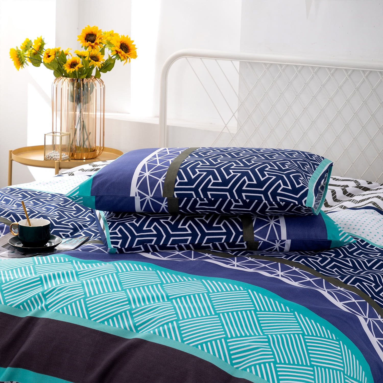 Buy Softe Duvet Cover Set Queen Size 3 Piece 100 Microfiber Duvet