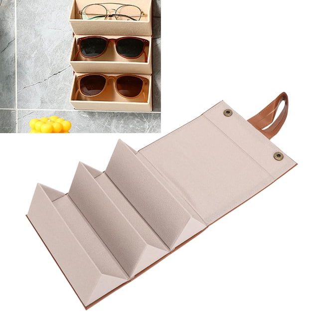 Estuche de almacenamiento ANGGREK para gafas 3 ranuras