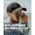 thumbnail image 5 of Zylioo Oversize XXL Distressed Baseball Caps,Adjustable Vintage Dad Caps for Big Heads,Extra Large Soft Crown Running Hats, 5 of 5