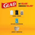 thumbnail image 5 of Glad Clear Garbage Bags - Regular 74 Litres - 10 Trash Bags, Guaranteed strong, 5 of 5