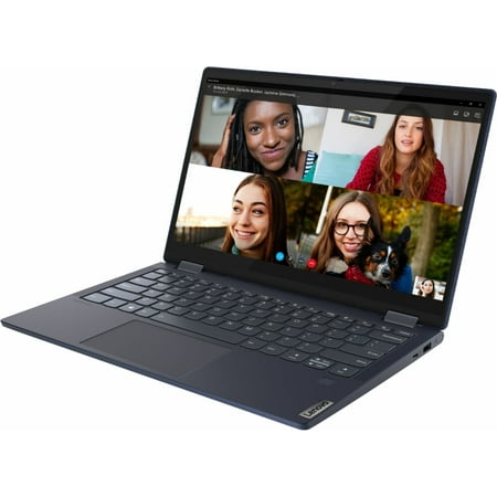 Lenovo Yoga 6 13 2-in-1 13.3" Touch Screen Laptop - AMD Ryzen 7 - 16GB Memory - 512GB SSD - Abyss Blue Fabric Cover